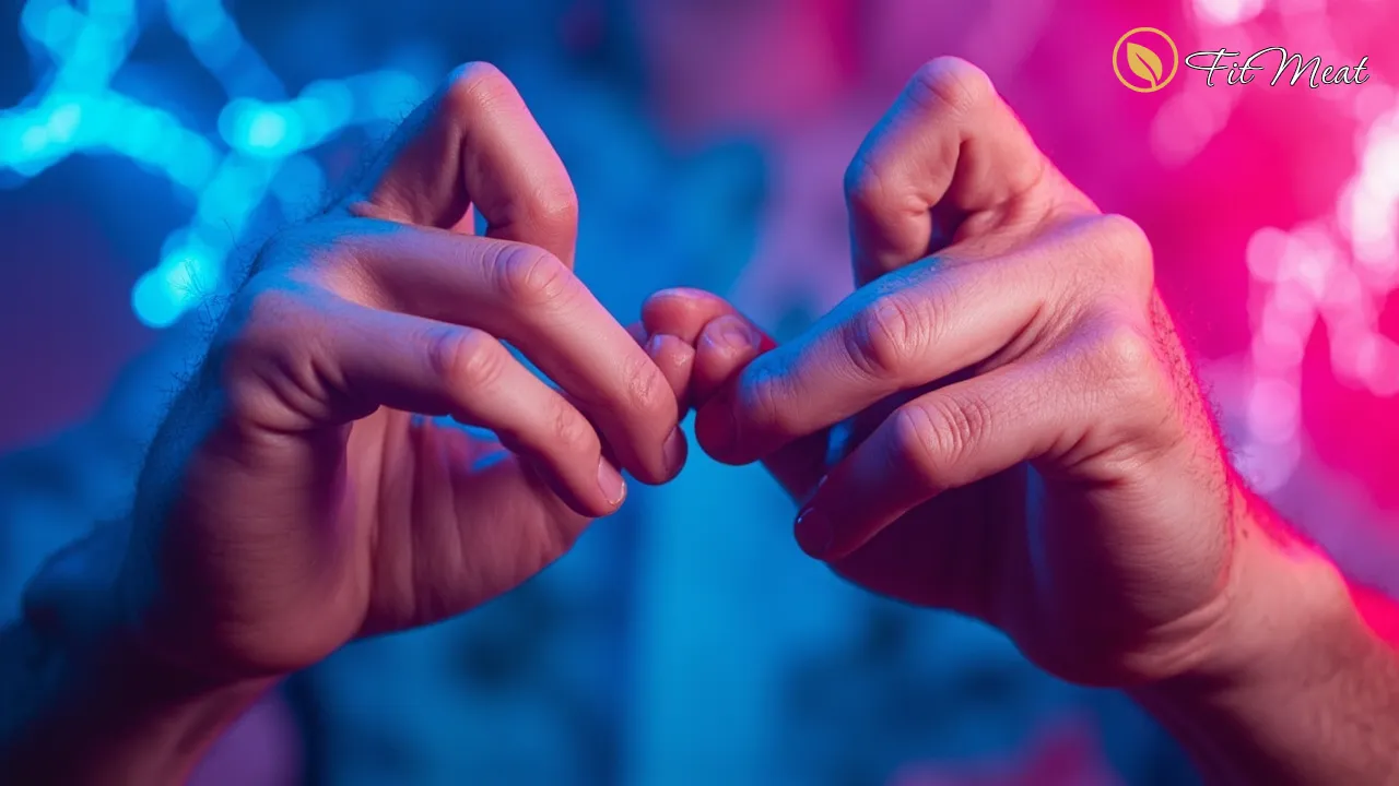 دست‌های لرزان نمادی از پرکاری تیروئید