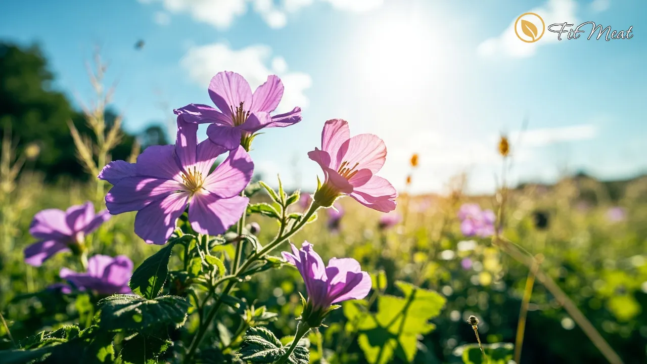 گل‌های پنیرک بنفش و تازه، خواص دارویی پنیرک