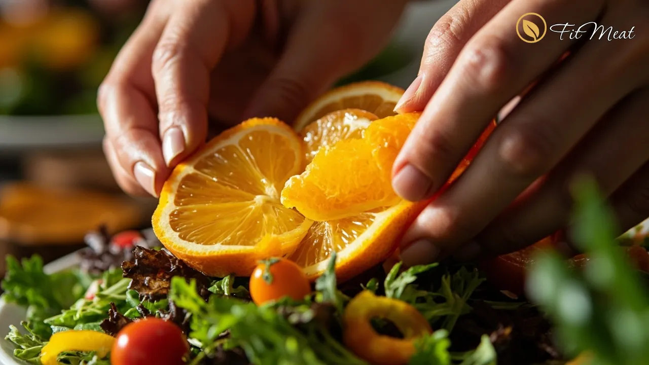 نارنج در سالاد رژیمی برای کنترل وزن