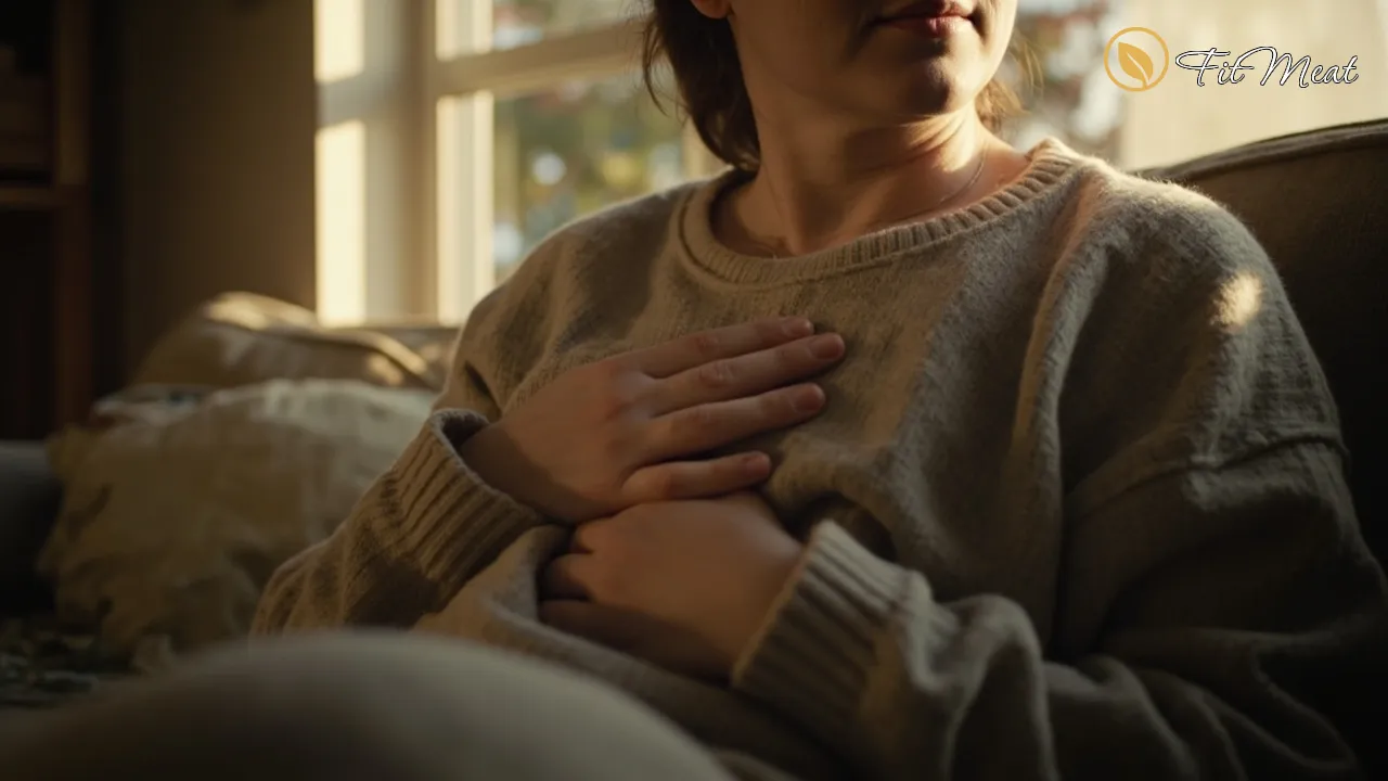 بررسی ناحیه شکم و علائم کبد چرب در خانه