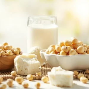 دانه‌های سویا، توفو، شیر سویا - منابع پروتئین گیاهی