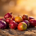 میوه‌های کاکتوس تازه و رنگارنگ آماده مصرف