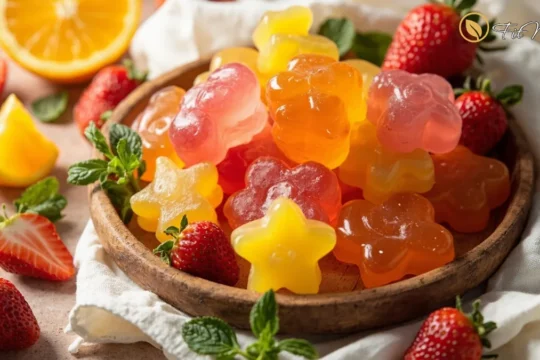 پاستیل خانگی سالم و طبیعی با طعم‌های میوه‌ای مختلف