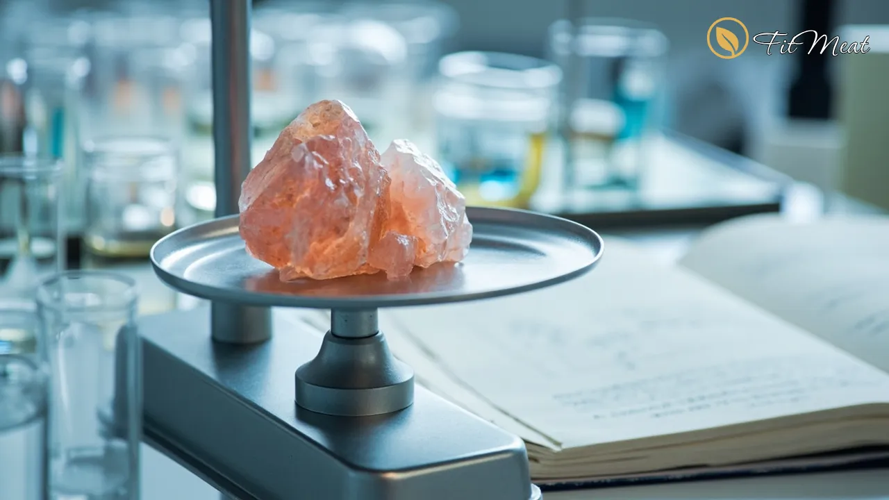 بررسی علمی خواص نمک صورتی در ترازو