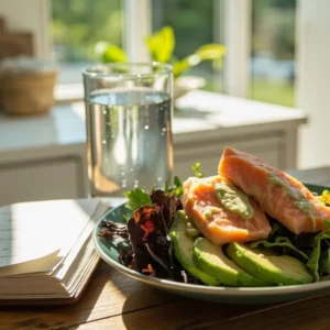 بشقاب رژیمی ضد التهاب بعد از عمل لیپوماتیک برای ترمیم بافت و کاهش ورم